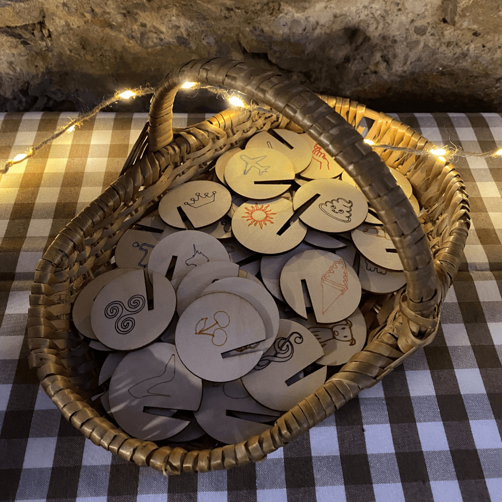 petit panier en rotin