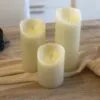trio de bougies led