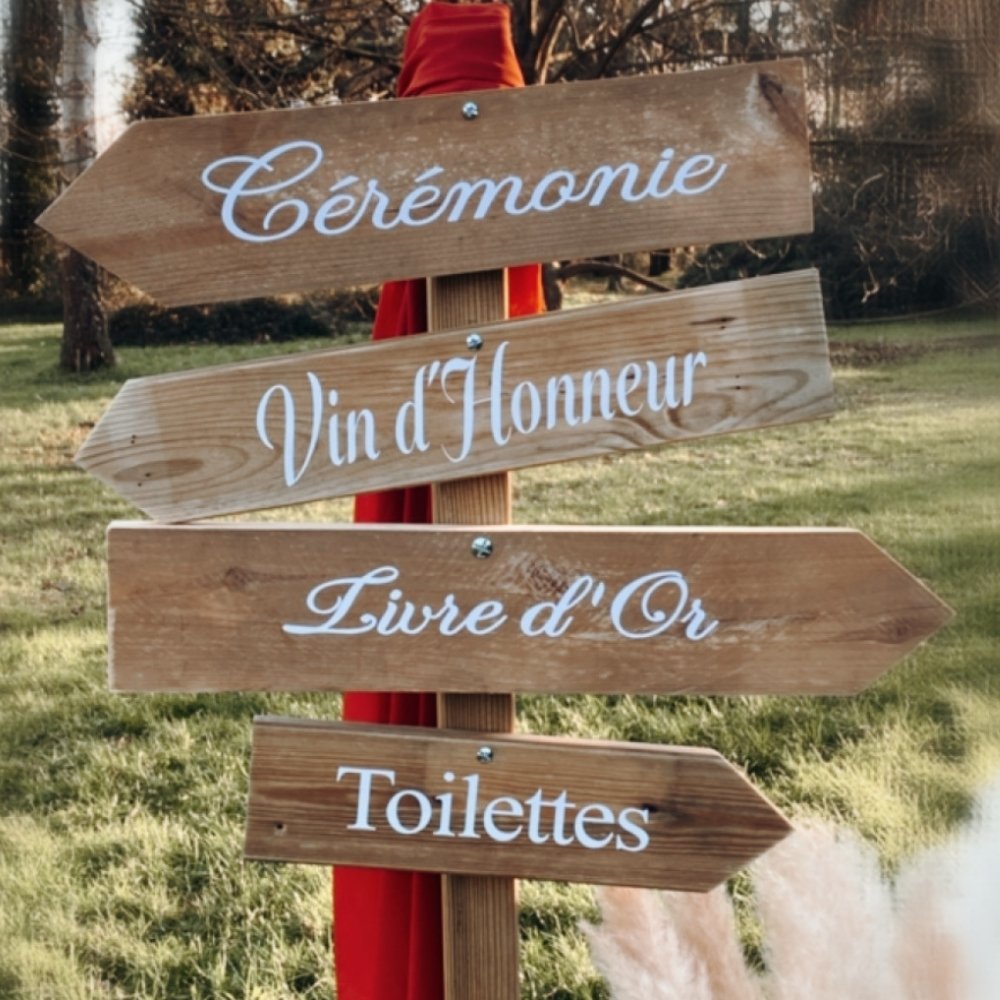 Location flèche directionnelle personnalisable à Lyon