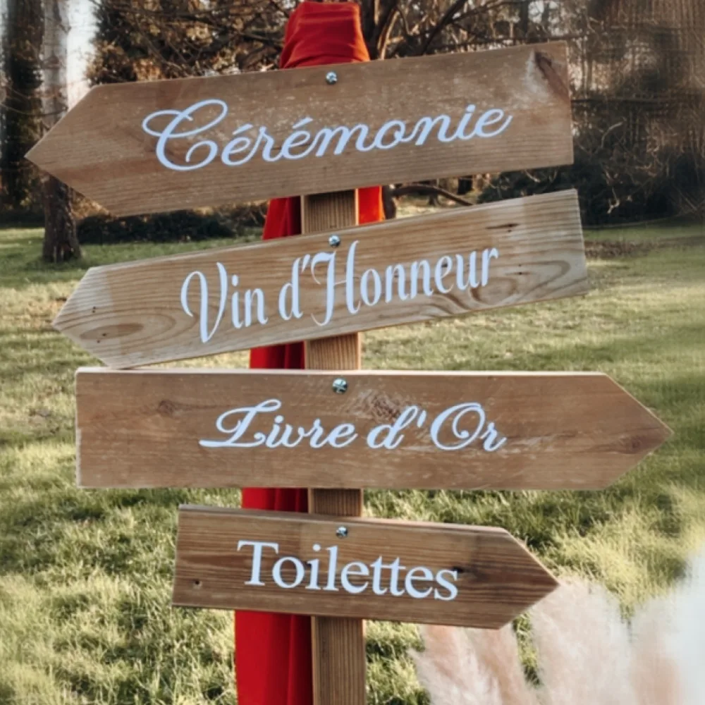 Location flèche directionnelle personnalisable à Lyon