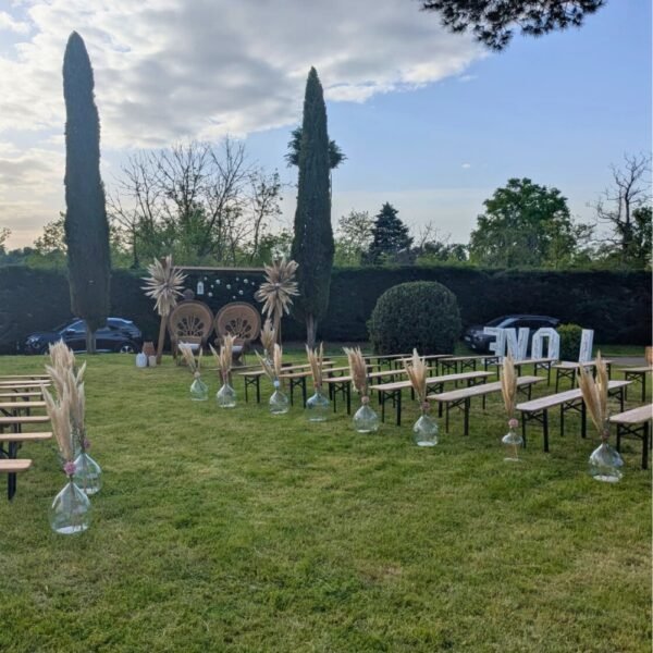 Dame Jeanne pour allée cérémonie