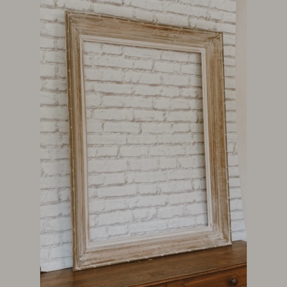 Location cadre rectangle patiné pour décoration mariage à Lyon