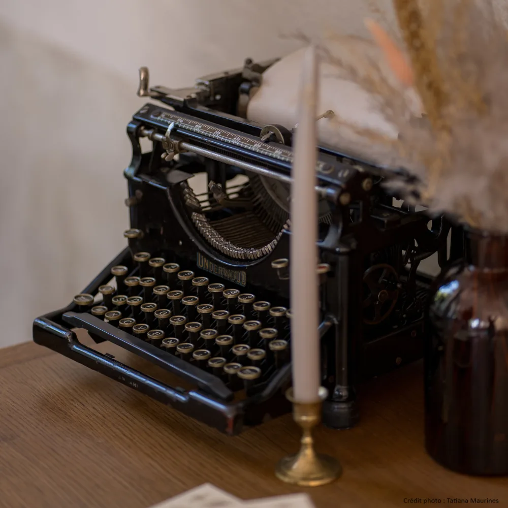 Location machine à écrire vintage à Lyon