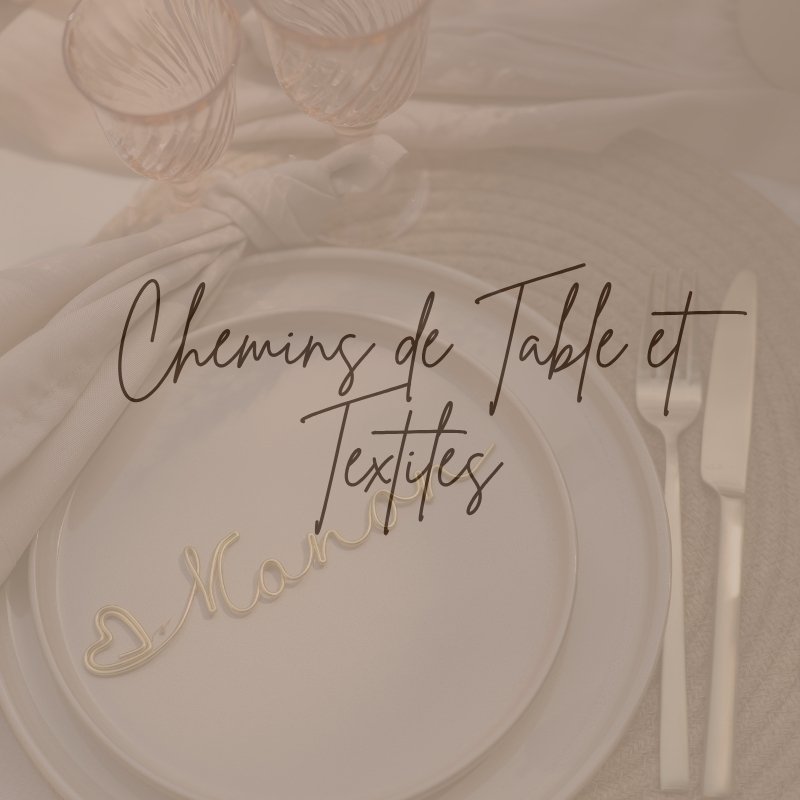 location chemins de table et textiles de table à lyon et est lyonnais