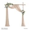 voilage arche cappuccino Drapé arche (plusieurs coloris disponibles)