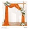 voilage arche orange Drapé arche (plusieurs coloris disponibles)