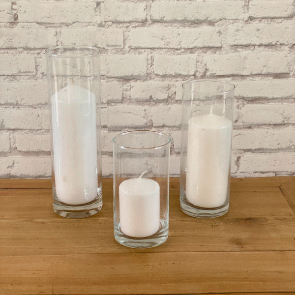Trio de vases cylindriques