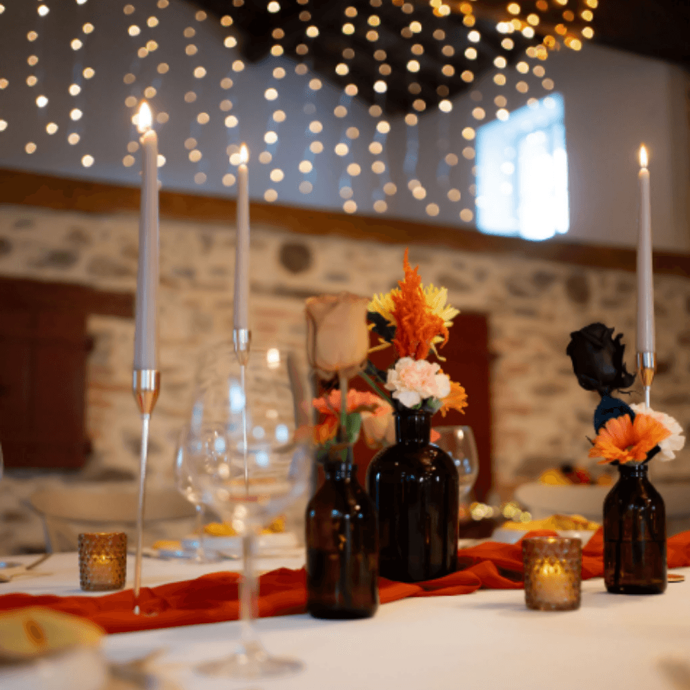 Vase soliflore fumé ambré