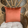 coussin terracotta