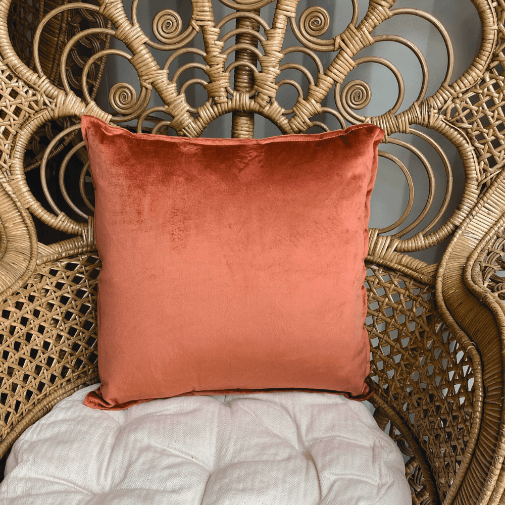 coussin terracotta