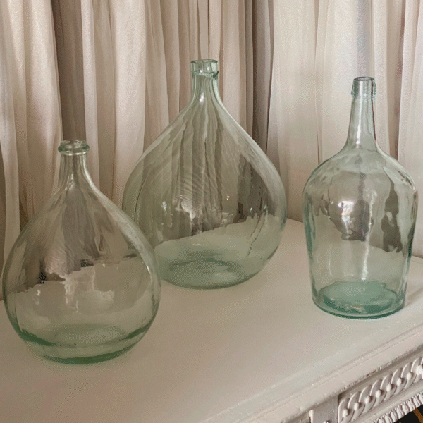 Vase Marie-Jeanne transparente (plusieurs tailles disponibles)