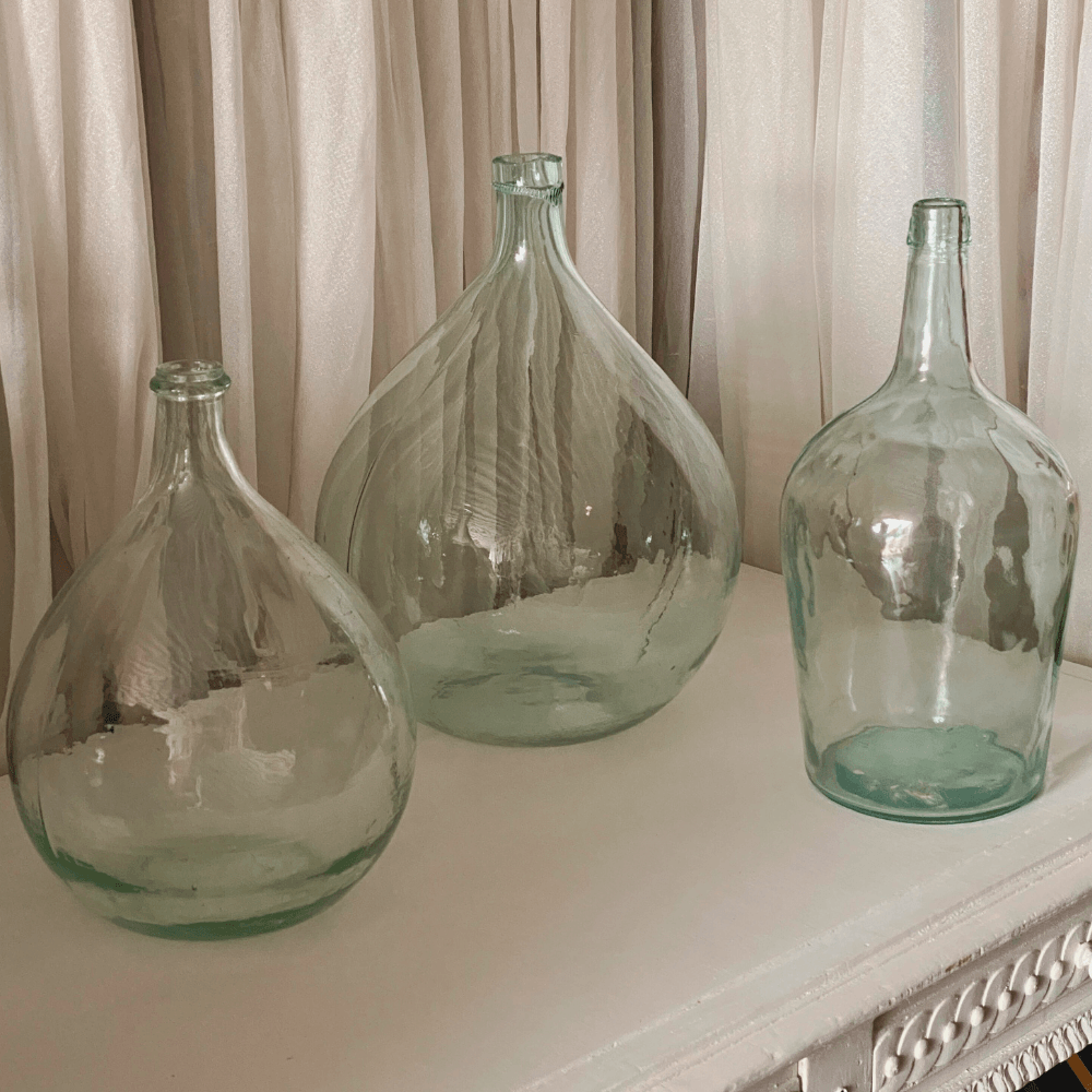 Vase Marie-Jeanne transparente (plusieurs tailles disponibles)