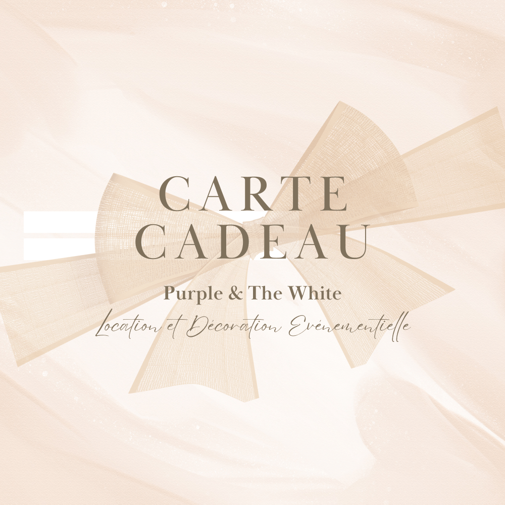 carte cadeau montant libre location décoration