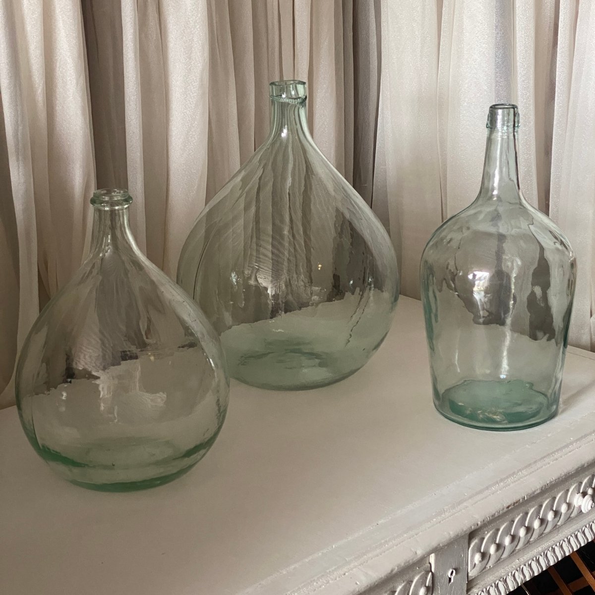 Vase Marie-Jeanne transparente (plusieurs tailles disponibles)