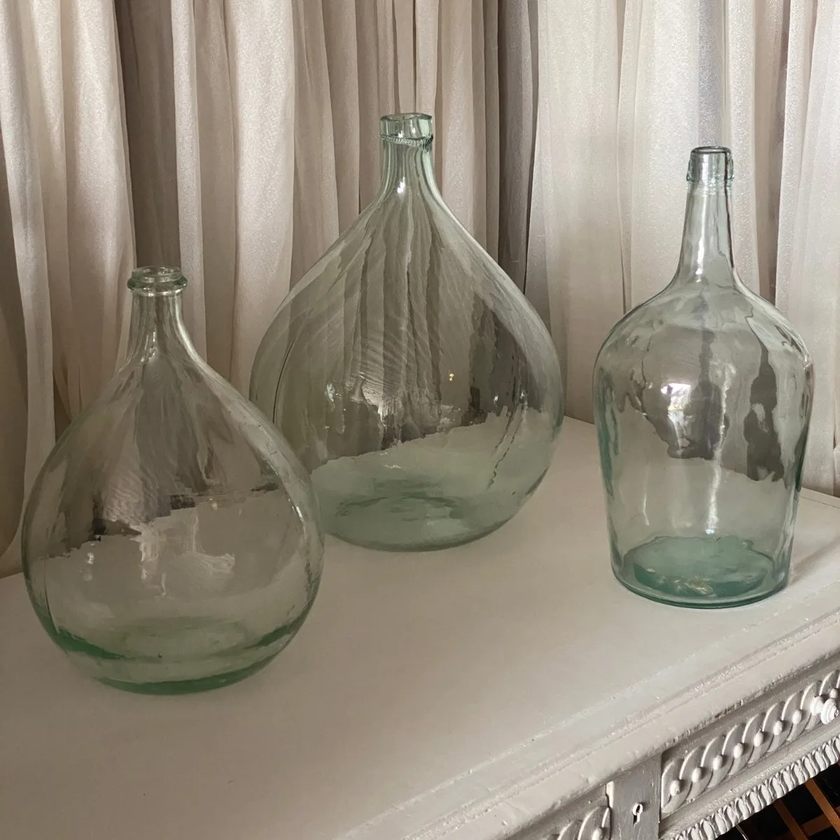 Vase Marie-Jeanne transparente (plusieurs tailles disponibles)
