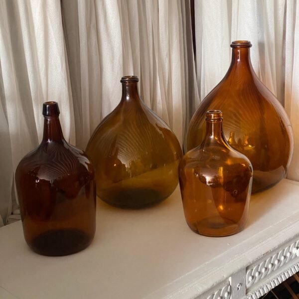 dames jeannes ambrées Bonbonne dame jeanne ambrée (plusieurs tailles disponibles)