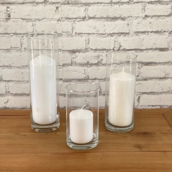Trio de vases cylindriques