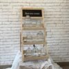 Etagère porte gobelets ou cadeaux invités