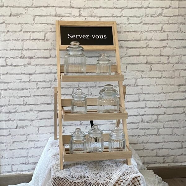 Etagère porte gobelets ou cadeaux invités