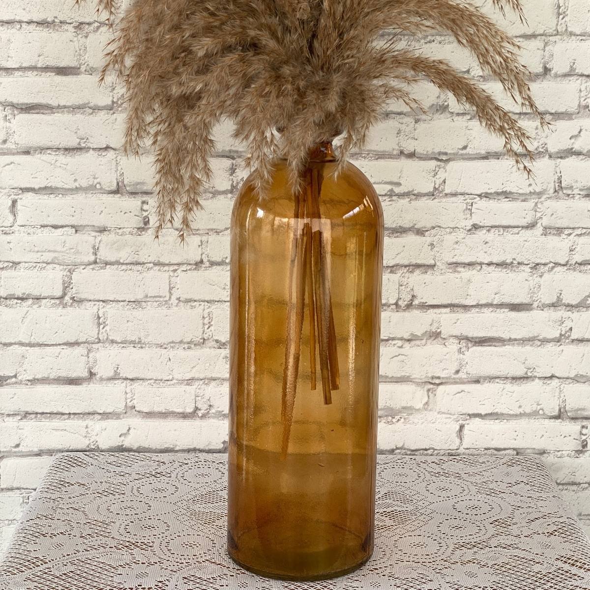 Grand vase ambré
