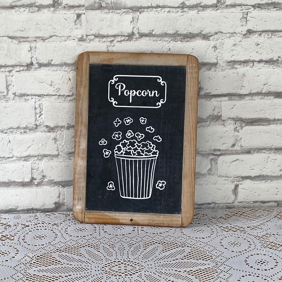 ardoise bar à popcorn Ardoise d'écolier Bar à popcorn
