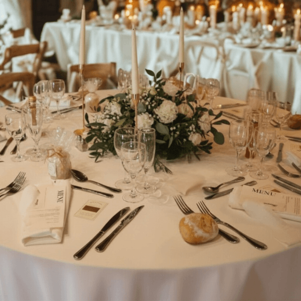 centre de table chic et naturel