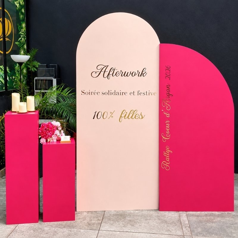 backdrop panneau fond photo Duo Backdrops - fond photo mariage & événements