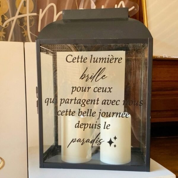 lanterne d'hommage aux défunts Lanterne d'hommage